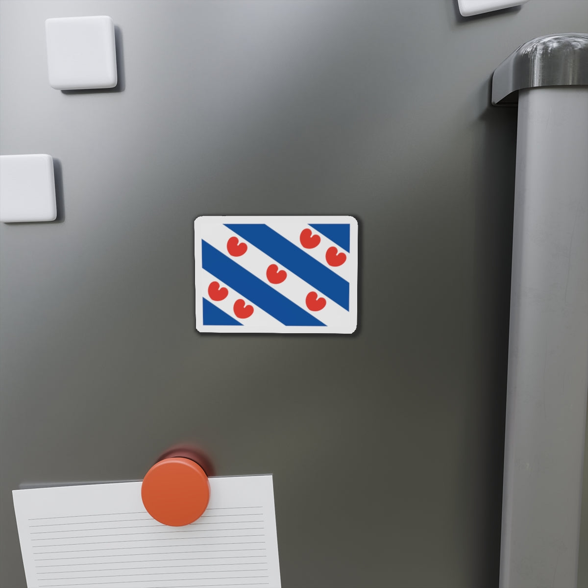 Flag of Friesland Netherlands - Die-Cut Magnet-The Sticker Space