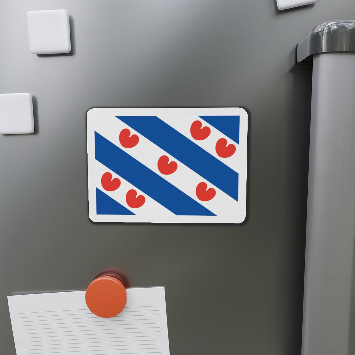 Flag of Friesland Netherlands - Die-Cut Magnet-The Sticker Space