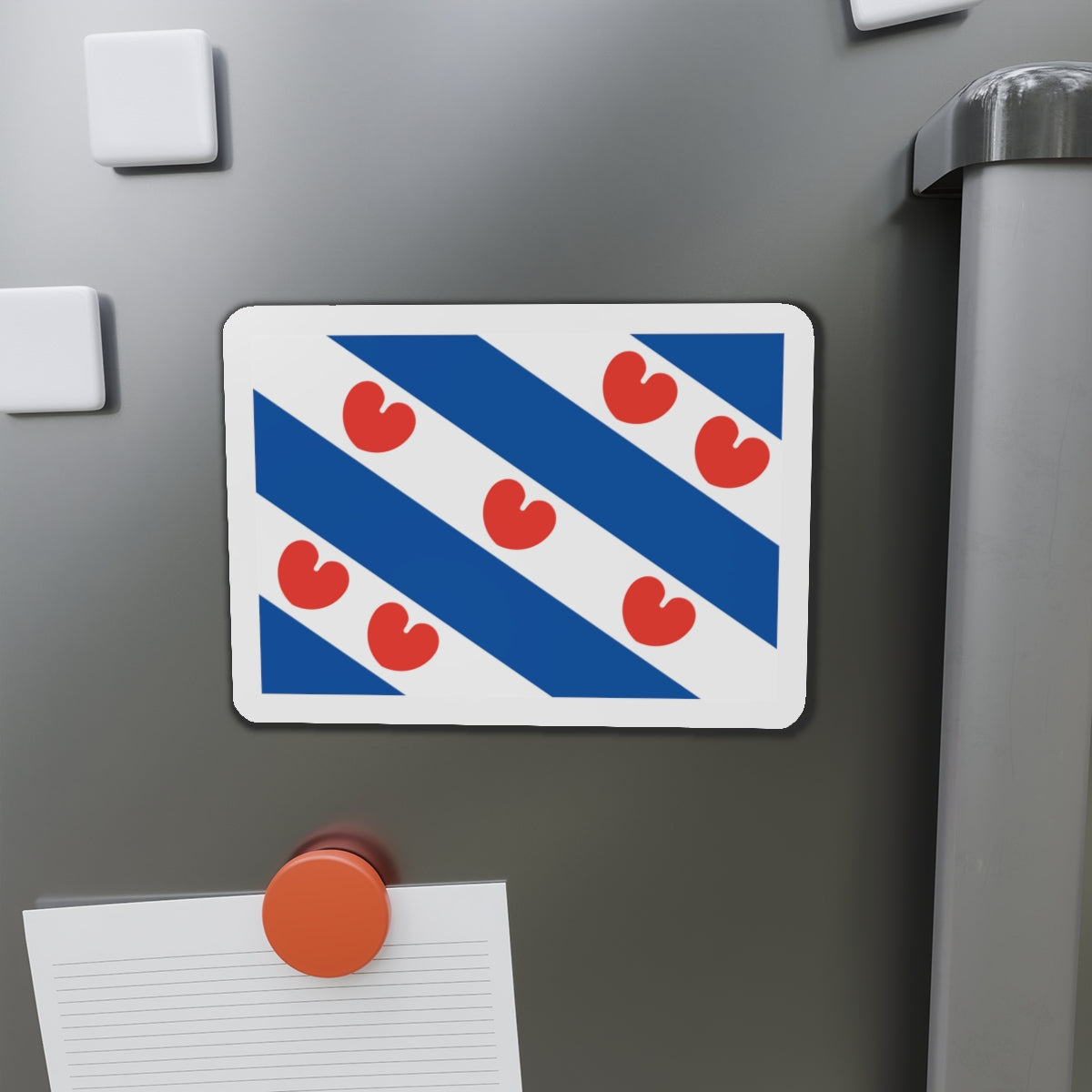 Flag of Friesland Netherlands - Die-Cut Magnet-The Sticker Space