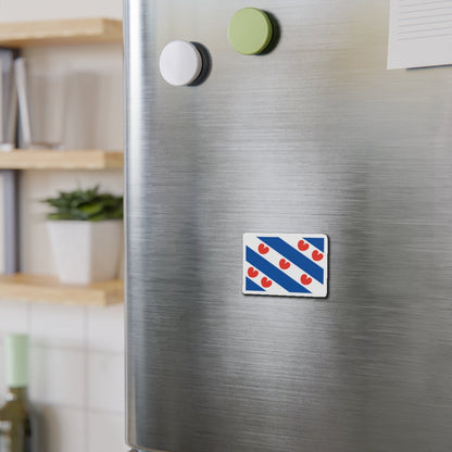 Flag of Friesland Netherlands - Die-Cut Magnet-The Sticker Space