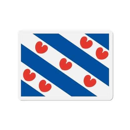Flag of Friesland Netherlands - Refrigerator Magnet 2 Inch - The Sticker Space