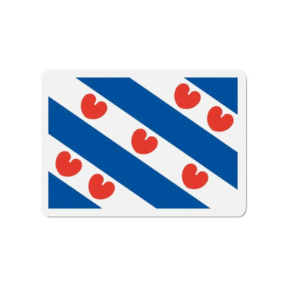 Flag of Friesland Netherlands - Refrigerator Magnet 3 Inch - The Sticker Space