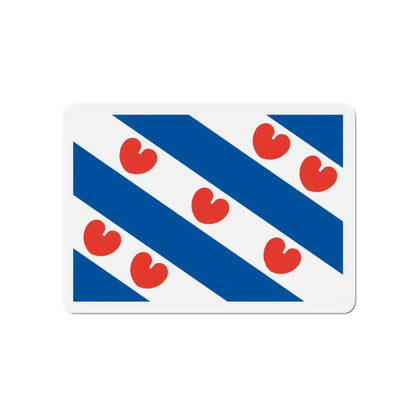 Flag of Friesland Netherlands - Refrigerator Magnet 4 Inch - The Sticker Space