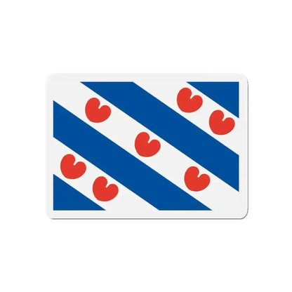 Flag of Friesland Netherlands - Refrigerator Magnet - The Sticker Space