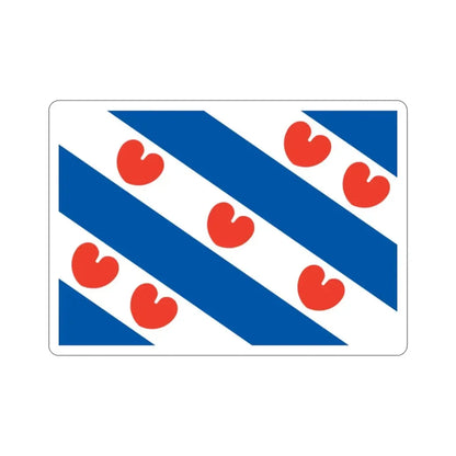 Flag of Friesland Netherlands STICKER Vinyl Die-Cut Decal - The Sticker Space