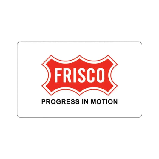 Flag of Frisco, Texas - STICKER Vinyl Kiss-Cut Decal 2 Inch White - The Sticker Space