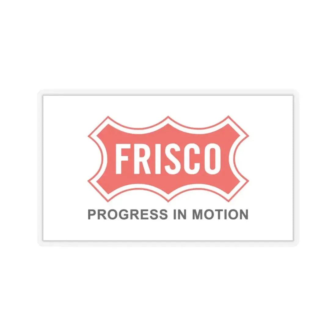 Flag of Frisco, Texas - STICKER Vinyl Kiss-Cut Decal 3 Inch Transparent - The Sticker Space