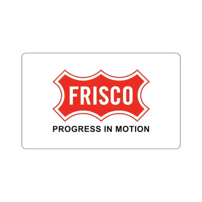 Flag of Frisco, Texas - STICKER Vinyl Kiss-Cut Decal 4 Inch White - The Sticker Space