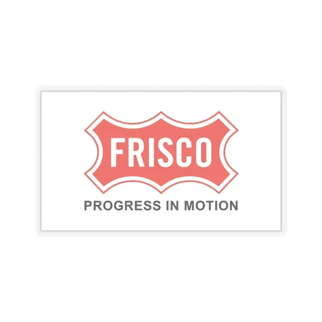 Flag of Frisco, Texas - STICKER Vinyl Kiss-Cut Decal 6 Inch Transparent - The Sticker Space