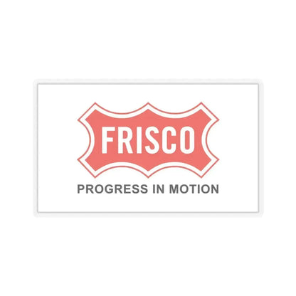 Flag of Frisco, Texas - STICKER Vinyl Kiss-Cut Decal 6 Inch Transparent - The Sticker Space