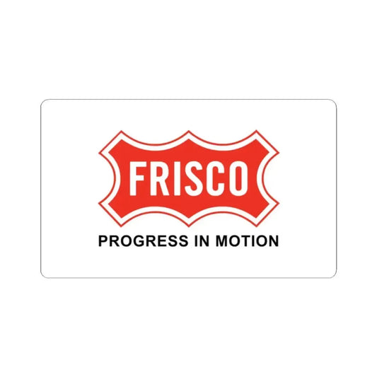 Flag of Frisco Texas (United States) STICKER Vinyl Kiss-Cut Decal 2 Inch White - The Sticker Space