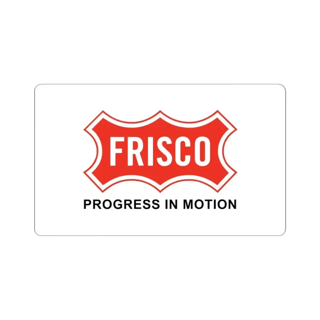 Flag of Frisco Texas (United States) STICKER Vinyl Kiss-Cut Decal 4 Inch White - The Sticker Space