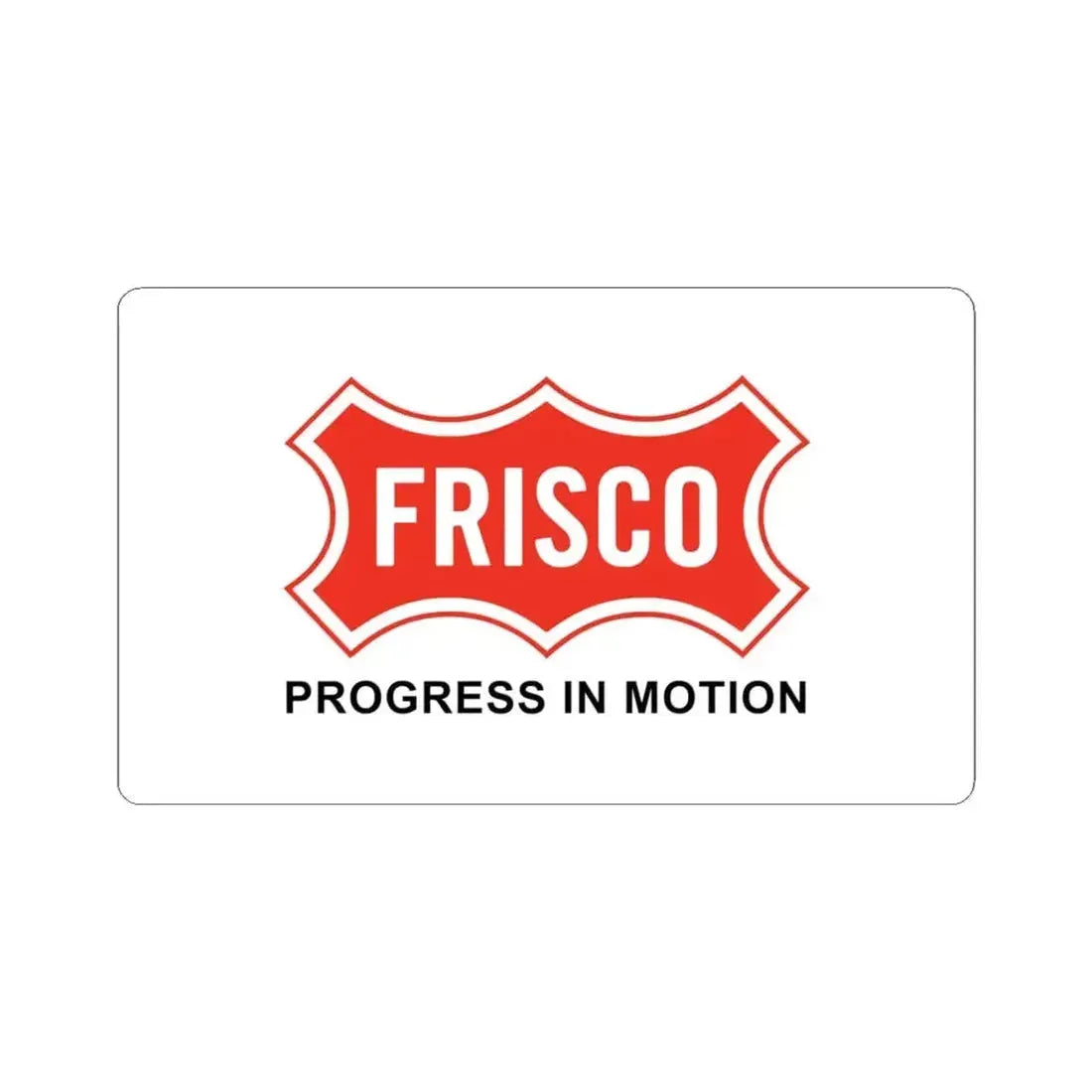 Flag of Frisco Texas (United States) STICKER Vinyl Kiss-Cut Decal 6 Inch White - The Sticker Space