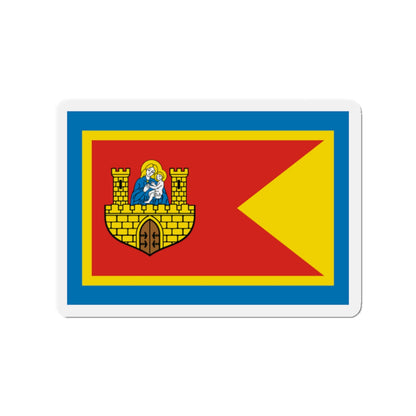 Flag of Frombork Poland - Die-Cut Magnet-2" x 2"-The Sticker Space