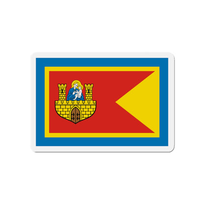 Flag of Frombork Poland - Die-Cut Magnet-4" x 4"-The Sticker Space