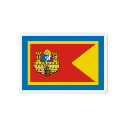 Flag of Frombork Poland - Refrigerator Magnet - The Sticker Space