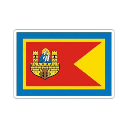 Flag of Frombork Poland STICKER Vinyl Die-Cut Decal 4 Inch - The Sticker Space