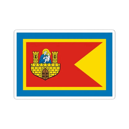 Flag of Frombork Poland - STICKER Vinyl Kiss-Cut Decal - The Sticker Space