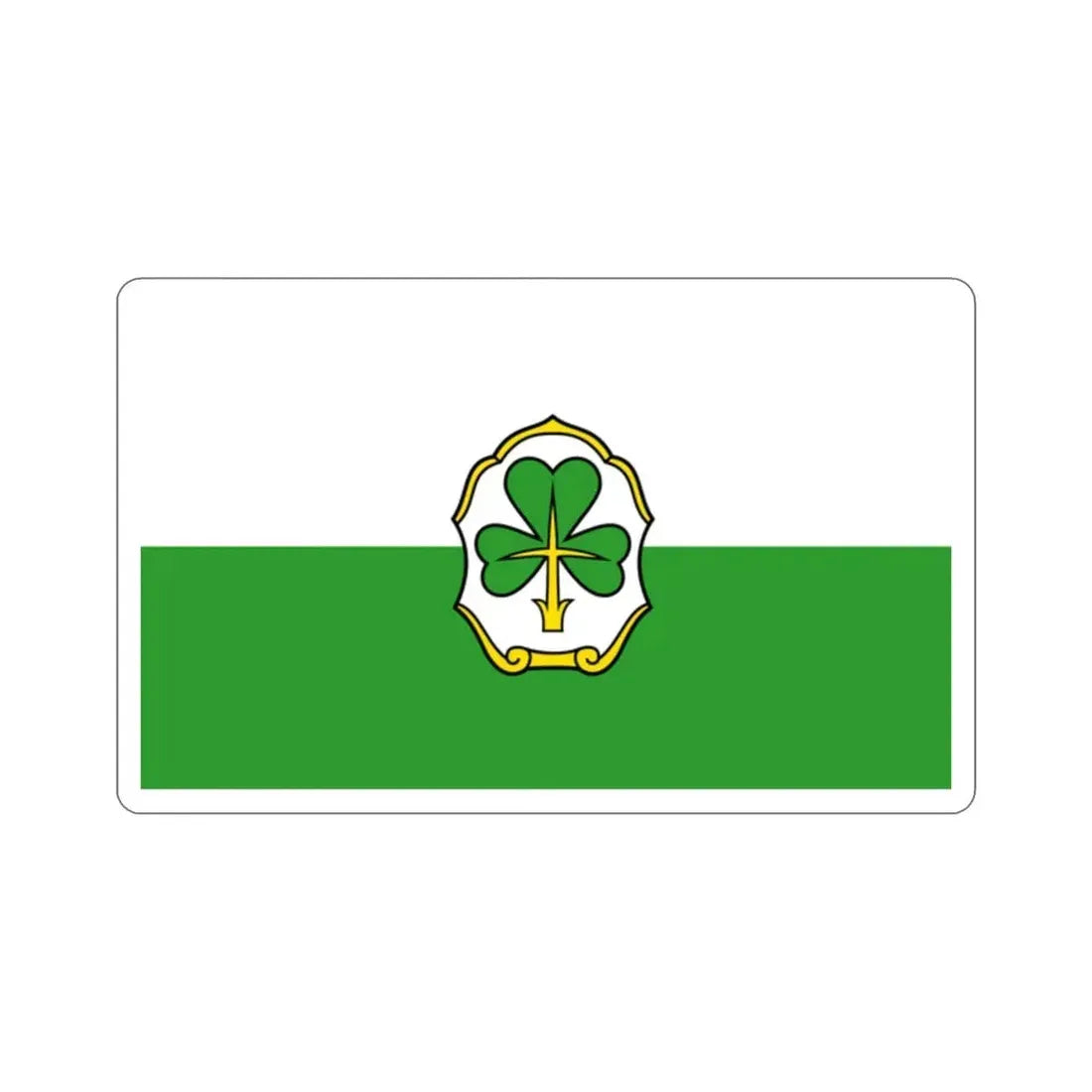 Flag of Fürth Germany STICKER Vinyl Die-Cut Decal 2 Inch - The Sticker Space