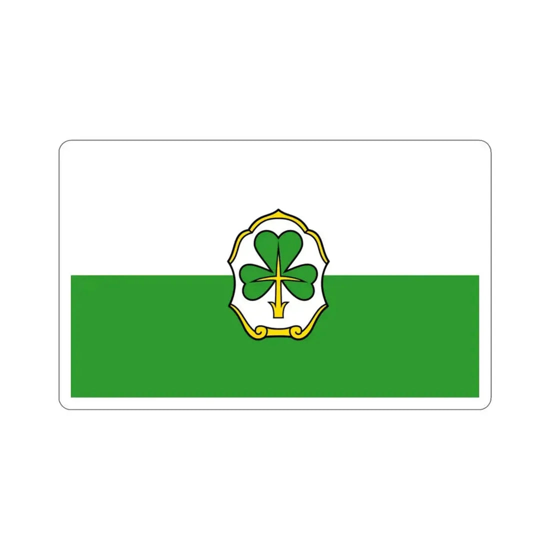 Flag of Fürth Germany STICKER Vinyl Die-Cut Decal 3 Inch - The Sticker Space