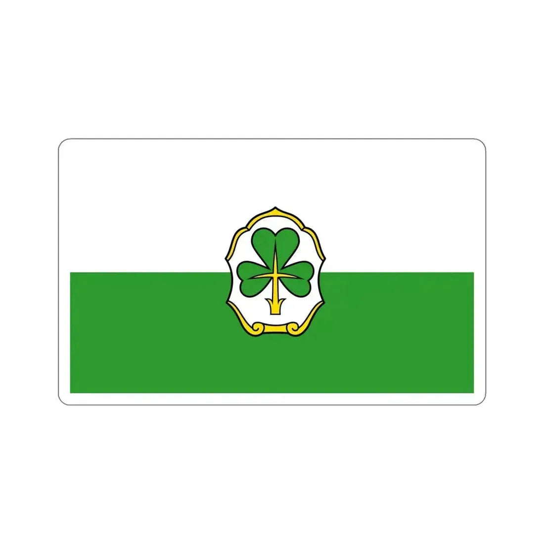 Flag of Fürth Germany STICKER Vinyl Die-Cut Decal 6 Inch - The Sticker Space