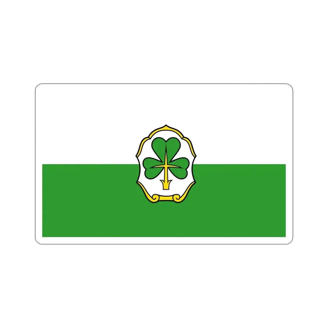 Flag of Fürth Germany STICKER Vinyl Die-Cut Decal - The Sticker Space