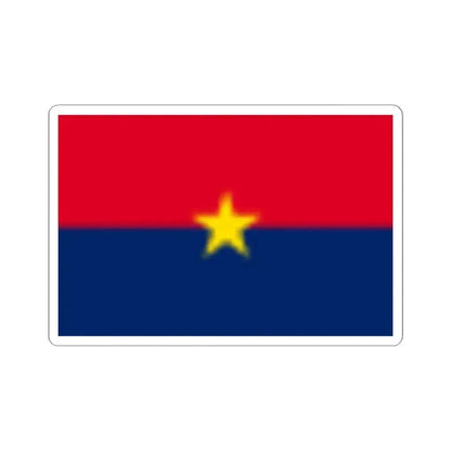 Flag of Fujian Peoples Government (China) STICKER Vinyl Kiss-Cut Decal 3 Inch White - The Sticker Space