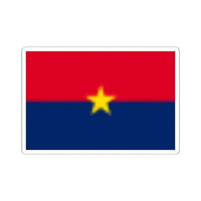 Flag of Fujian Peoples Government (China) STICKER Vinyl Kiss-Cut Decal 4 Inch White - The Sticker Space