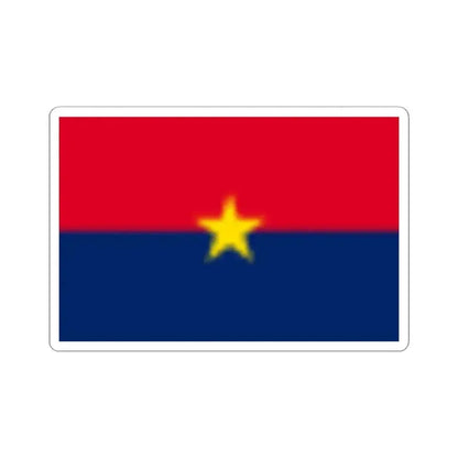 Flag of Fujian Peoples Government (China) STICKER Vinyl Kiss-Cut Decal 6 Inch White - The Sticker Space