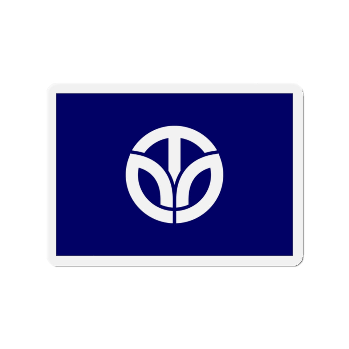 Flag of Fukui Prefecture Japan - Die-Cut Magnet-2" x 2"-The Sticker Space