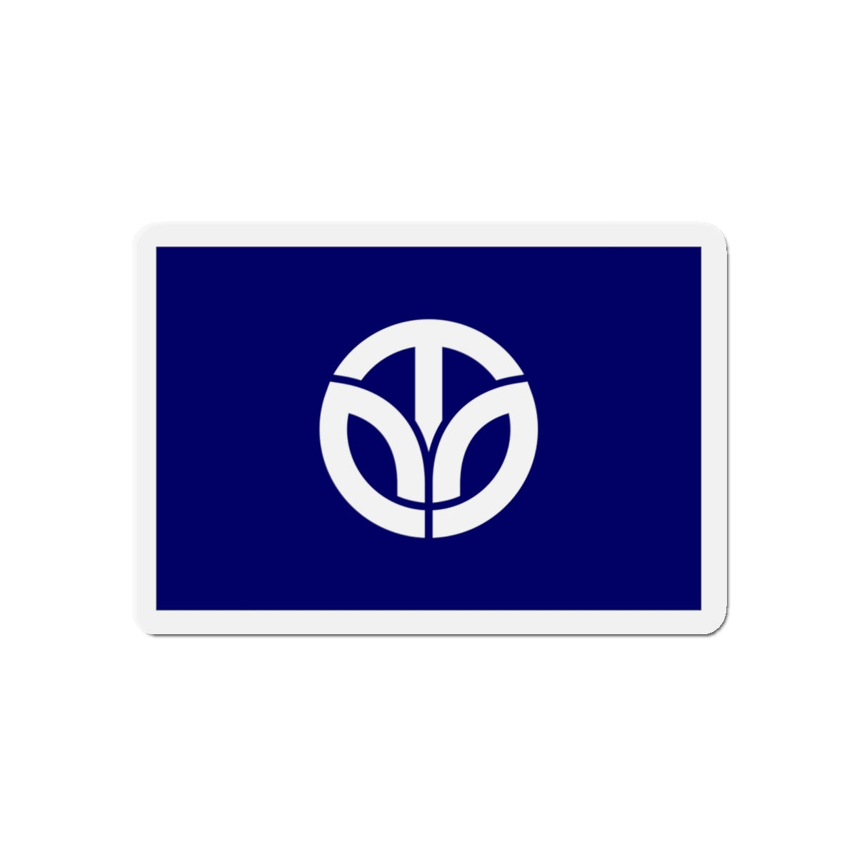 Flag of Fukui Prefecture Japan - Die-Cut Magnet-5" x 5"-The Sticker Space