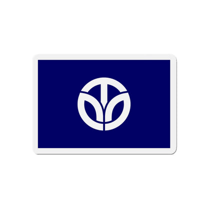 Flag of Fukui Prefecture Japan - Die-Cut Magnet-5" x 5"-The Sticker Space