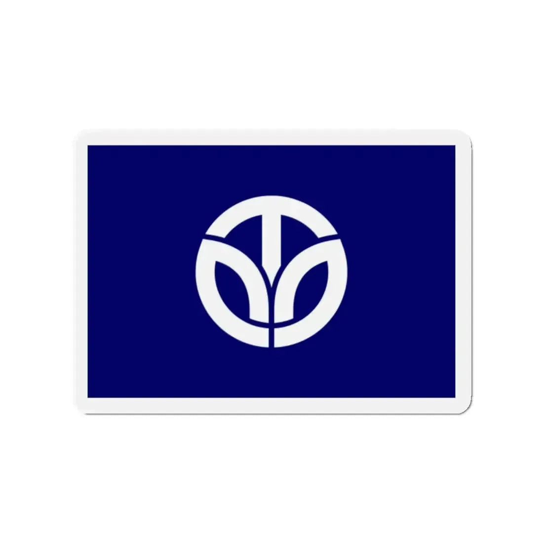 Flag of Fukui Prefecture Japan - Refrigerator Magnet 2 Inch - The Sticker Space