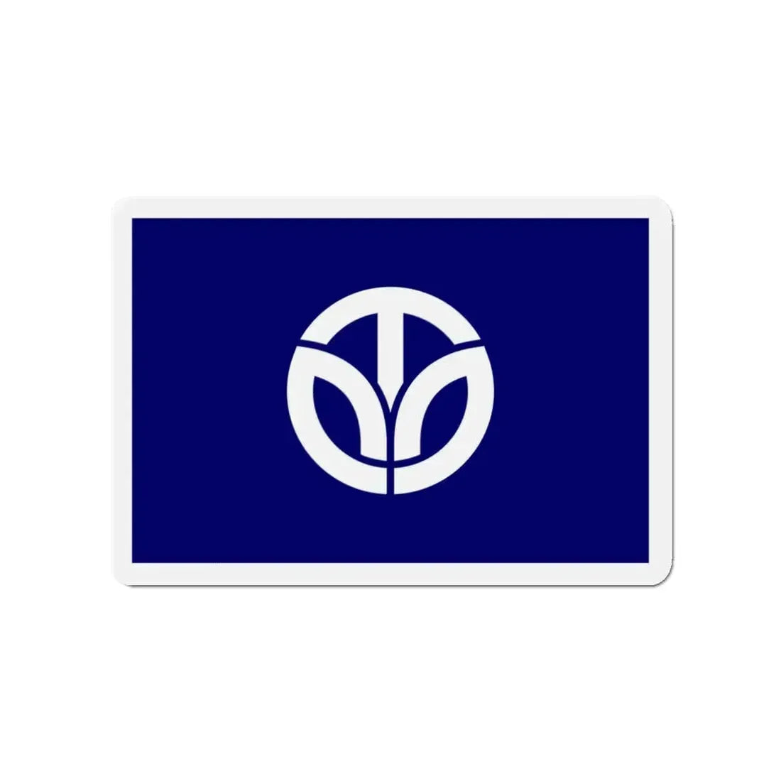 Flag of Fukui Prefecture Japan - Refrigerator Magnet 3 Inch - The Sticker Space