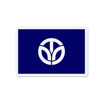 Flag of Fukui Prefecture Japan - Refrigerator Magnet 4 Inch - The Sticker Space