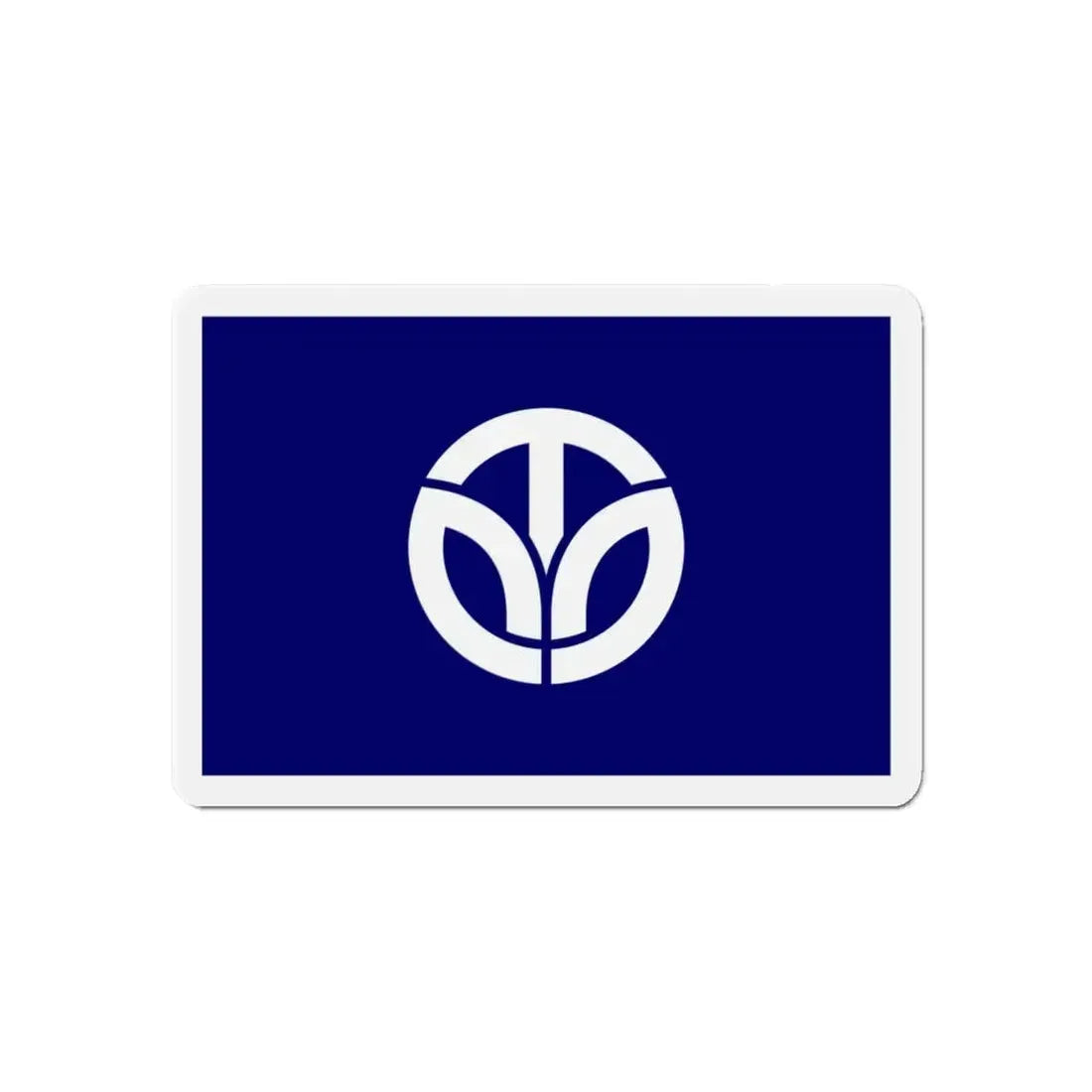 Flag of Fukui Prefecture Japan - Refrigerator Magnet 6 Inch - The Sticker Space