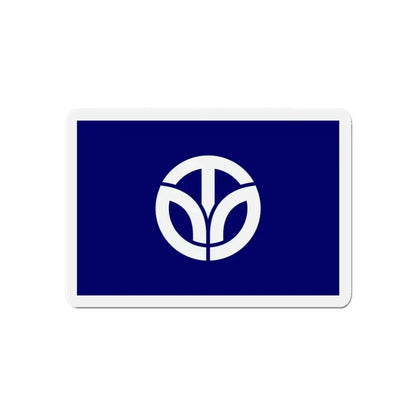 Flag of Fukui Prefecture Japan - Refrigerator Magnet 6 Inch - The Sticker Space
