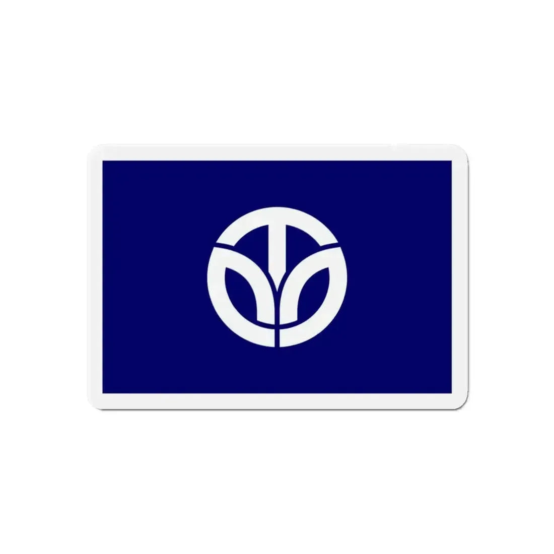 Flag of Fukui Prefecture Japan - Refrigerator Magnet - The Sticker Space