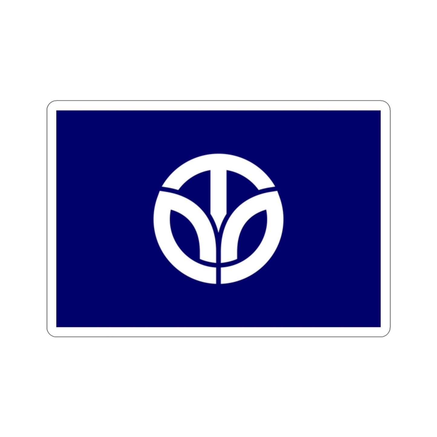 Flag of Fukui Prefecture Japan STICKER Vinyl Die-Cut Decal-2 Inch-The Sticker Space