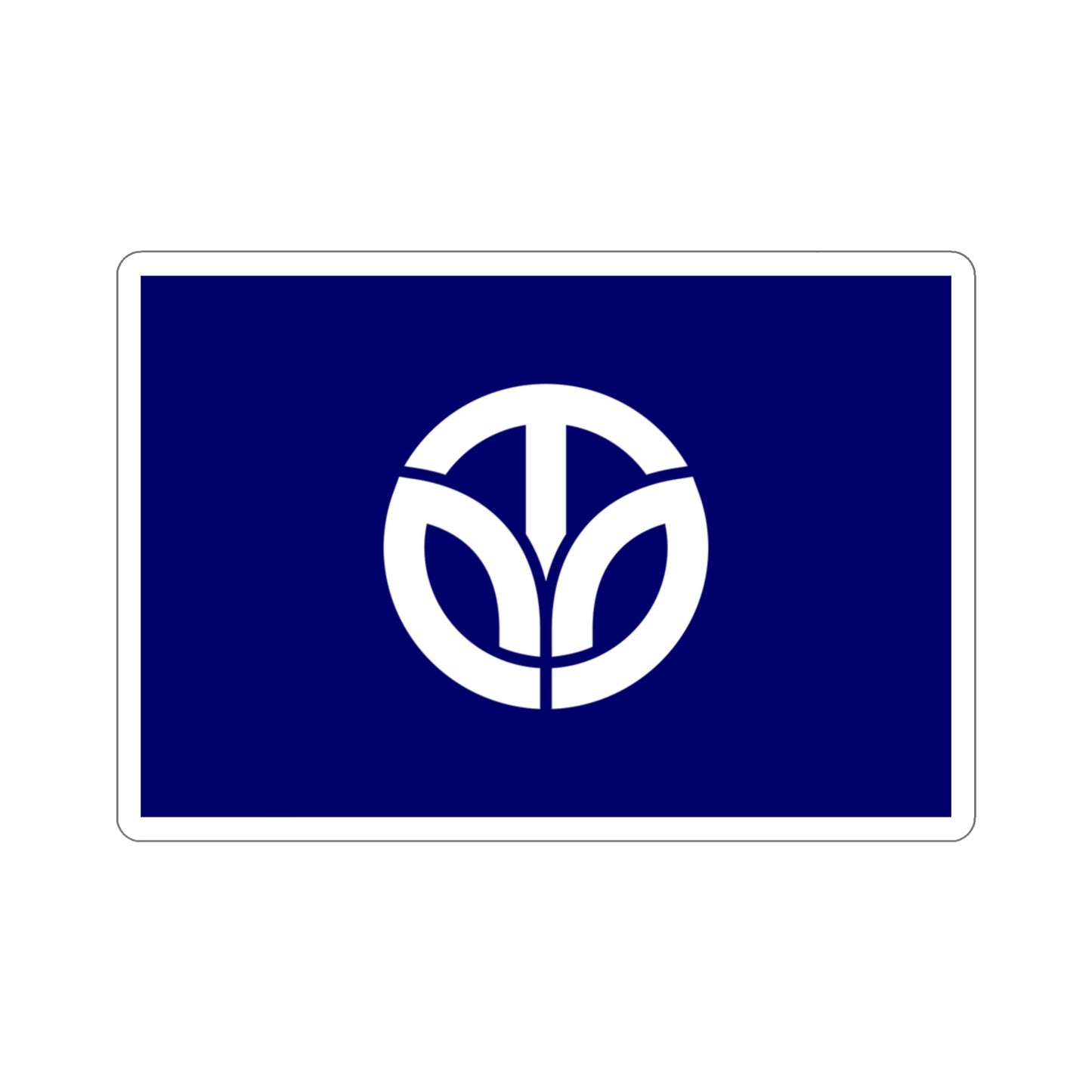 Flag of Fukui Prefecture Japan STICKER Vinyl Die-Cut Decal-3 Inch-The Sticker Space