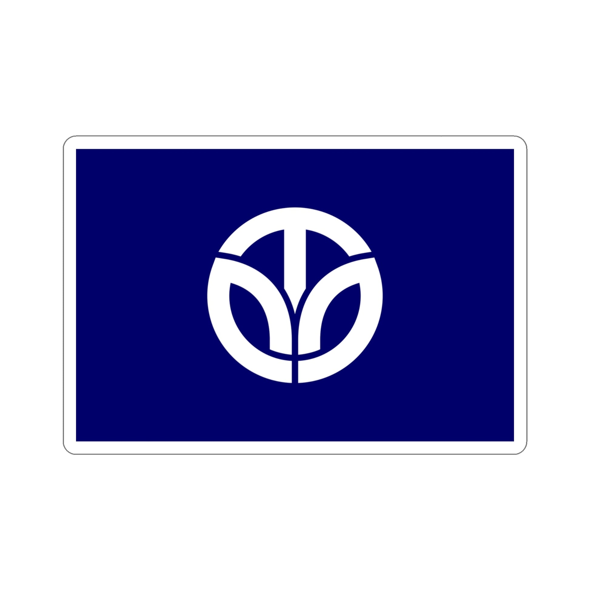 Flag of Fukui Prefecture Japan STICKER Vinyl Die-Cut Decal-4 Inch-The Sticker Space