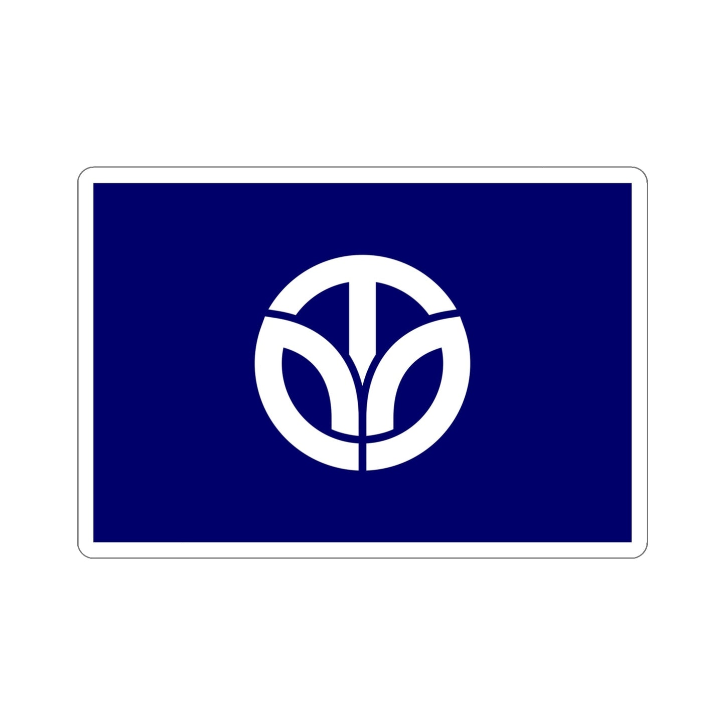 Flag of Fukui Prefecture Japan STICKER Vinyl Die-Cut Decal-5 Inch-The Sticker Space