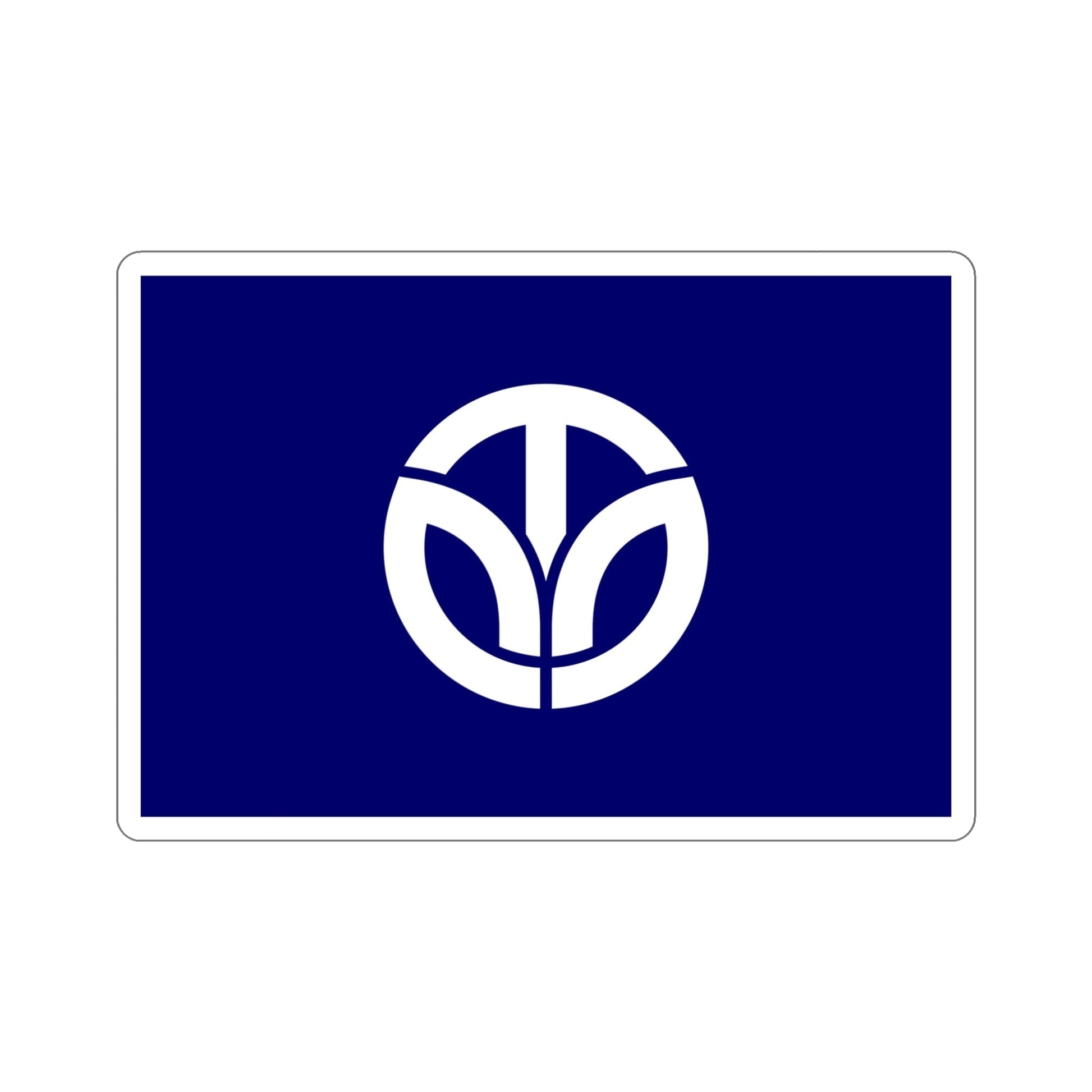 Flag of Fukui Prefecture Japan STICKER Vinyl Die-Cut Decal-5 Inch-The Sticker Space