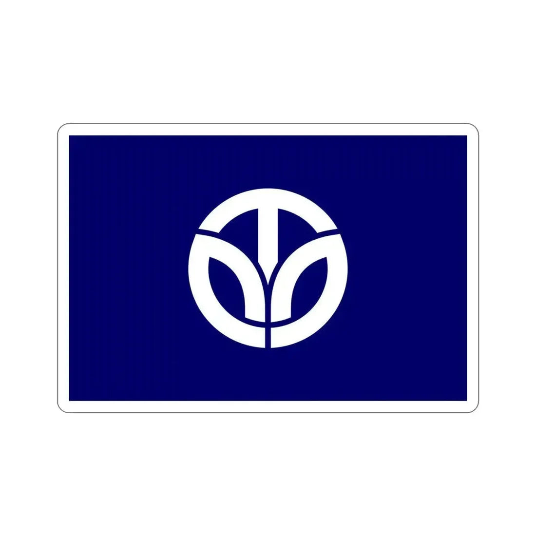 Flag of Fukui Prefecture Japan STICKER Vinyl Die-Cut Decal 5 Inch - The Sticker Space