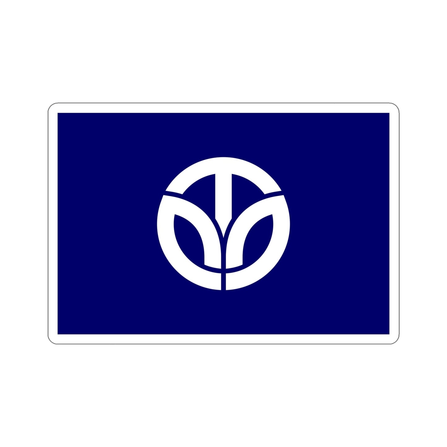 Flag of Fukui Prefecture Japan STICKER Vinyl Die-Cut Decal-6 Inch-The Sticker Space