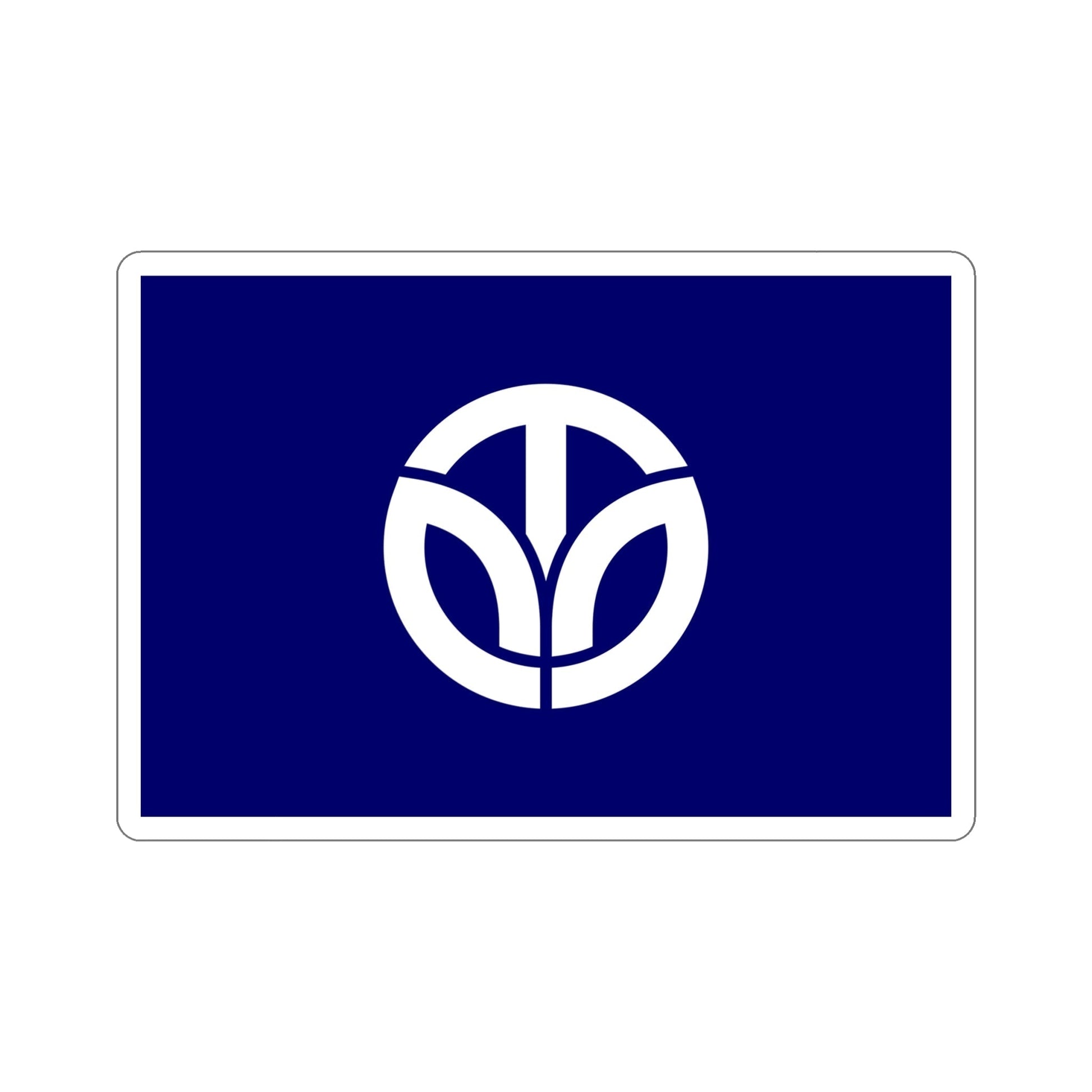 Flag of Fukui Prefecture Japan STICKER Vinyl Die-Cut Decal-6 Inch-The Sticker Space