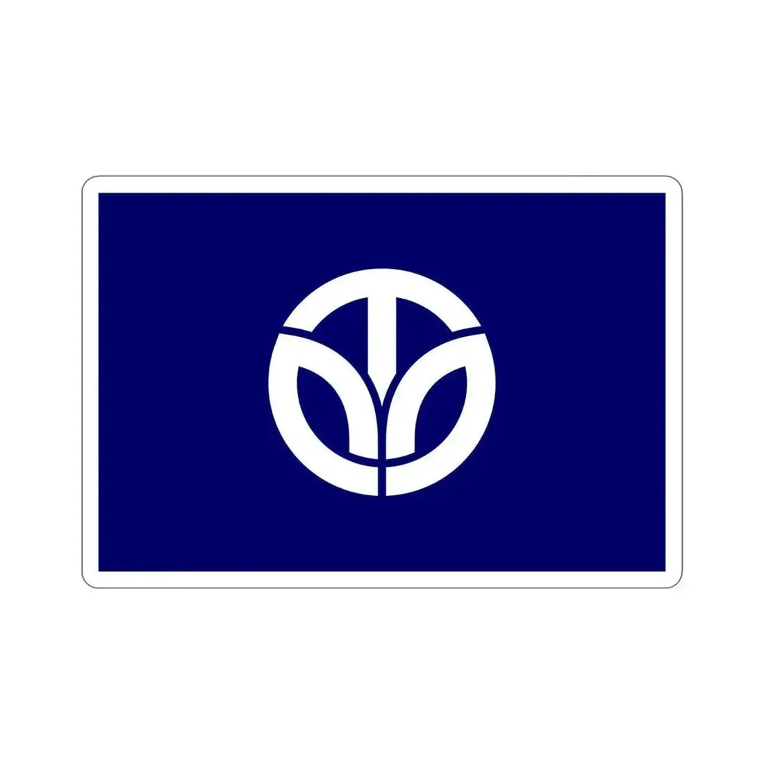 Flag of Fukui Prefecture Japan STICKER Vinyl Die-Cut Decal - The Sticker Space