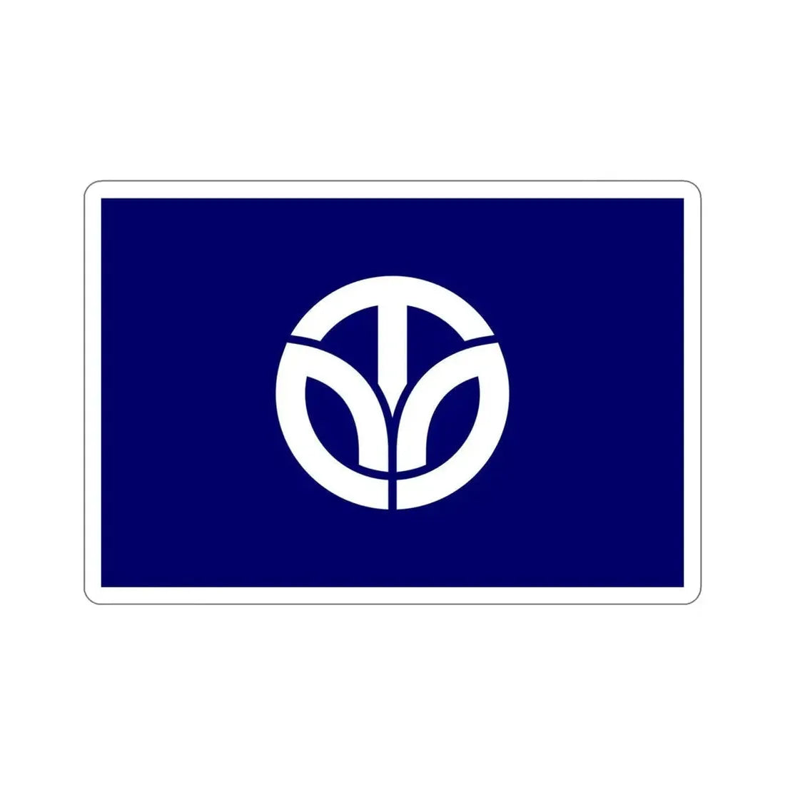 Flag of Fukui Prefecture Japan STICKER Vinyl Die-Cut Decal - The Sticker Space