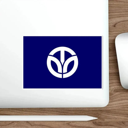 Flag of Fukui Prefecture Japan STICKER Vinyl Die-Cut Decal - The Sticker Space