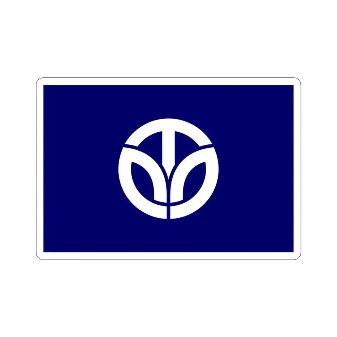 Flag of Fukui Prefecture Japan STICKER Vinyl Die-Cut Decal - The Sticker Space